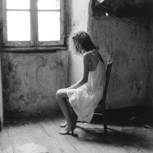 Francesca Woodman style, Midjourney V8.2, render 3 of 4