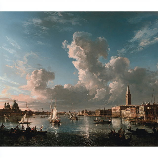 Francesco Guardi style, Midjourney V8.2, render 1 of 4