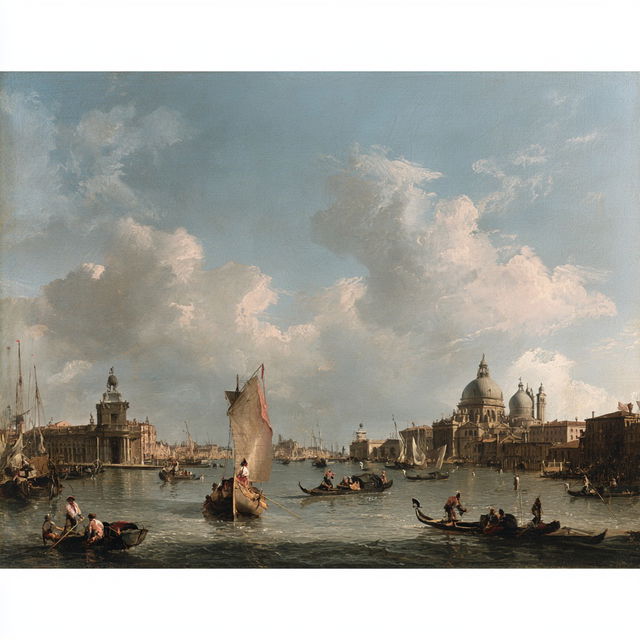 Francesco Guardi style, Midjourney V8.2, render 3 of 4