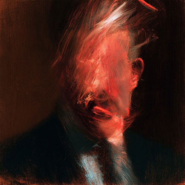 Francis Bacon style, Midjourney V8.2, render 3 of 4