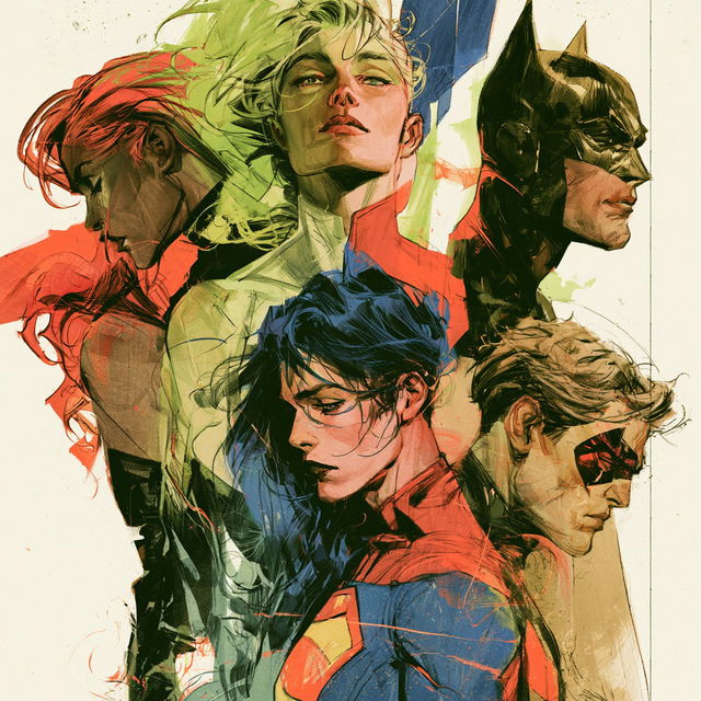 Francis Manapul style, Midjourney V8.2, render 2 of 4