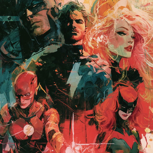 Francis Manapul style, Midjourney V8.2, render 1 of 4