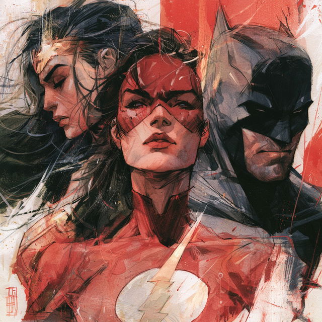 Francis Manapul style, Midjourney V8.2, render 4 of 4