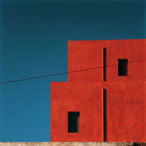 Franco Fontana style (Photographers), Midjourney V8.2