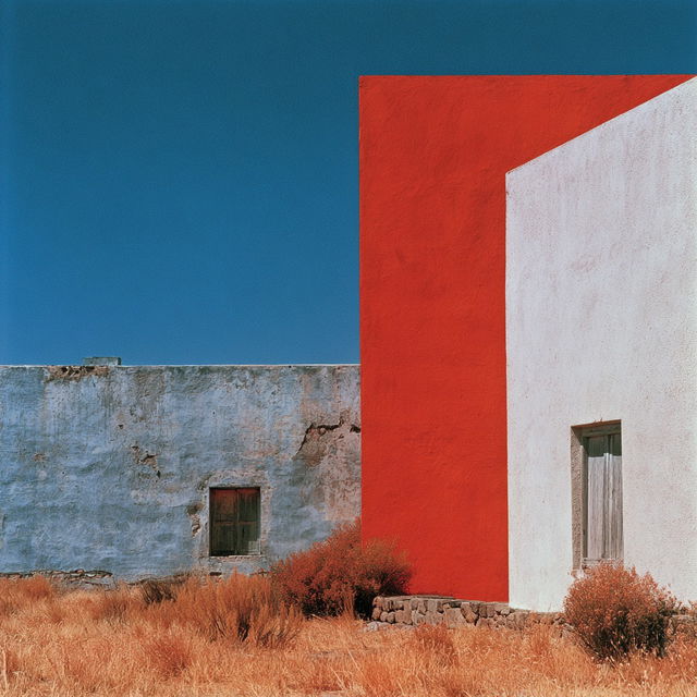Franco Fontana style, Midjourney V8.2, render 4 of 4