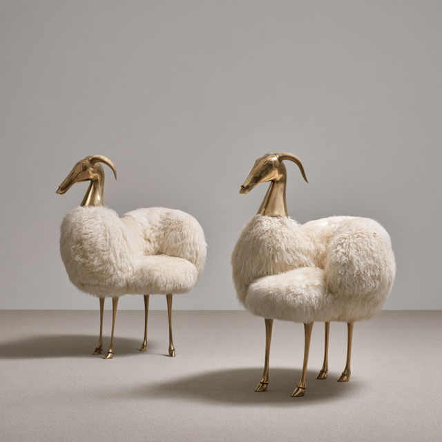 Francois-Xavier Lalanne style, Midjourney V8.2, render 3 of 4