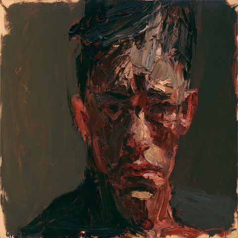 Frank Auerbach style (Painters), Midjourney V8.2