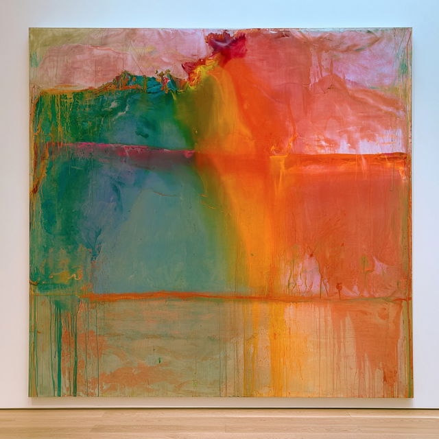 Frank Bowling style, Midjourney V8.2, render 4 of 4