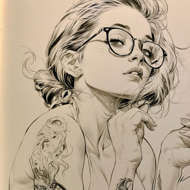 Frank Cho style, Midjourney V8.2, render 2 of 4