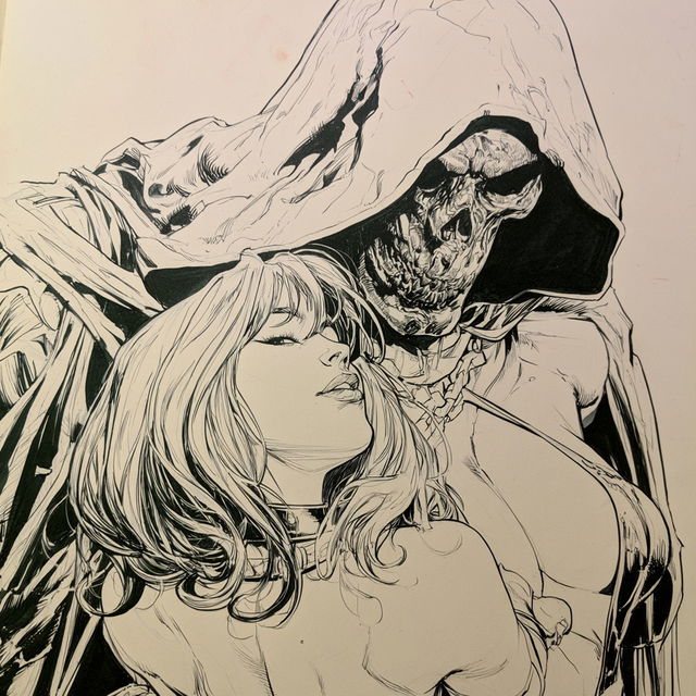 Frank Cho style, Midjourney V8.2, render 4 of 4