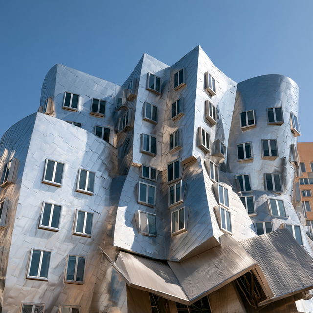 Frank Gehry style, Midjourney V8.2, render 3 of 4