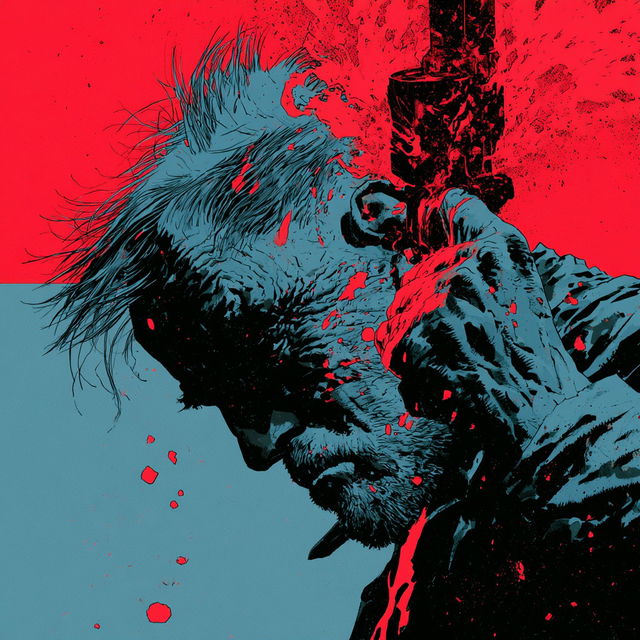 Frank Miller style, Midjourney V8.2, render 2 of 4