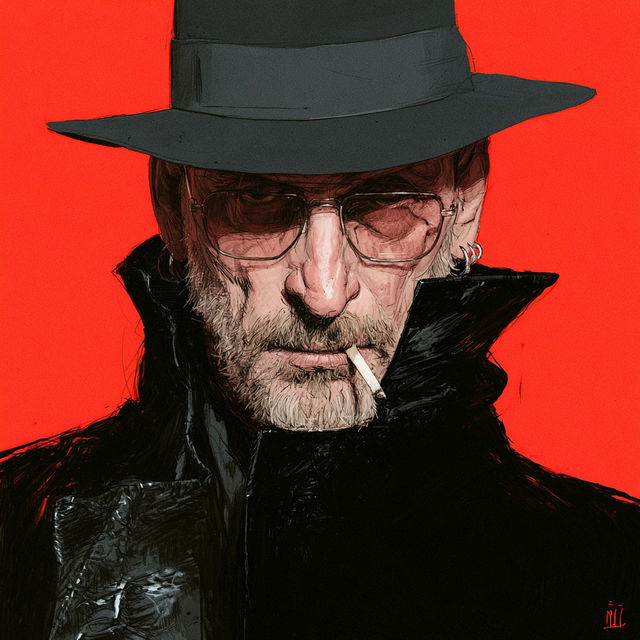 Frank Miller style, Midjourney V8.2, render 4 of 4