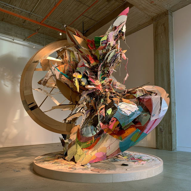Frank Stella style, Midjourney V8.2, render 2 of 4