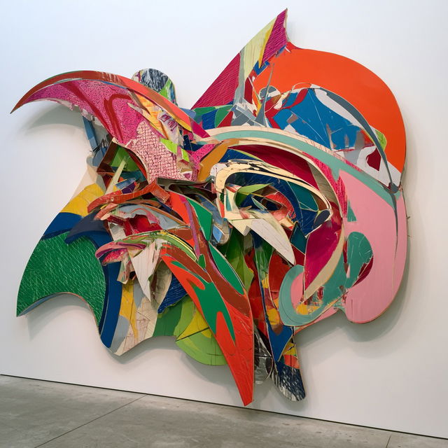 Frank Stella style, Midjourney V8.2, render 1 of 4