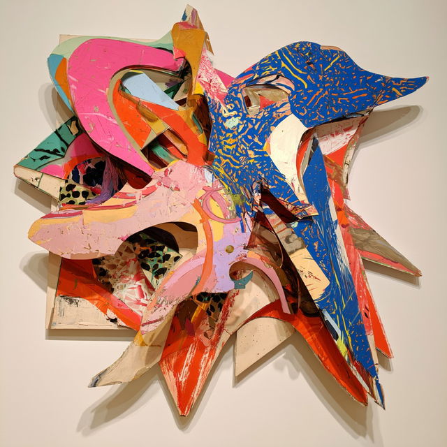 Frank Stella style, Midjourney V8.2, render 4 of 4