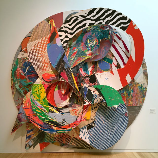Frank Stella style, Midjourney V8.2, render 3 of 4