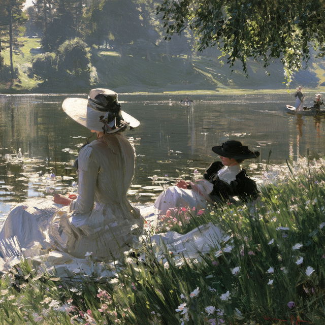 Frank Weston Benson style, Midjourney V8.2, render 4 of 4