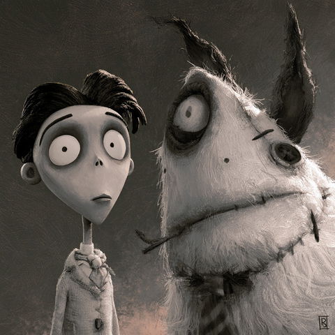 Frankenweenie style (Titles), Midjourney V8.2