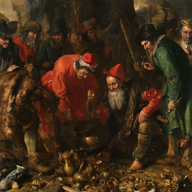 Frans Francken the Younger style, Midjourney V8.2, render 2 of 4