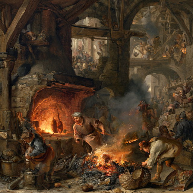 Frans Francken the Younger style, Midjourney V8.2, render 3 of 4