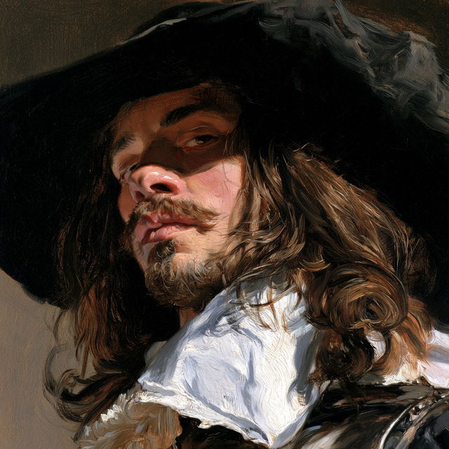 Frans Hals style, Midjourney V8.2, render 4 of 4