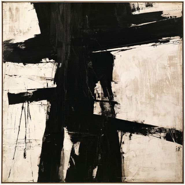 Franz Kline style, Midjourney V8.2, render 3 of 4