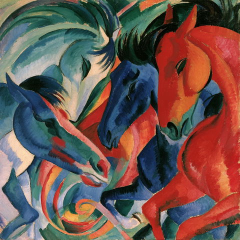 Franz Marc style (Painters), Midjourney V8.2