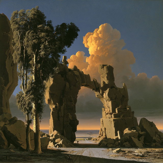 Franz Sedlacek style, Midjourney V8.2, render 2 of 4