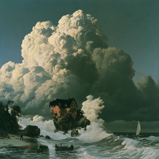 Franz Sedlacek style, Midjourney V8.2, render 3 of 4