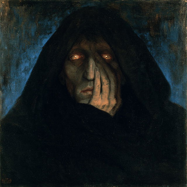 Franz von Stuck style, Midjourney V8.2, render 4 of 4