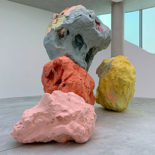 Franz West style, Midjourney V8.2, render 4 of 4