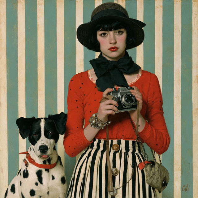 Fred Calleri style, Midjourney V8.2, render 2 of 4