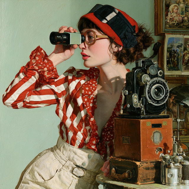 Fred Calleri style, Midjourney V8.2, render 4 of 4