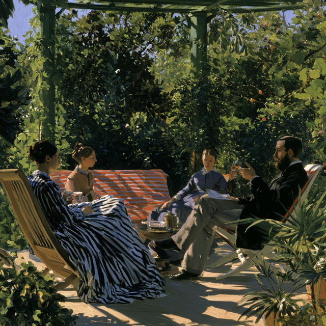 Frederic Bazille style, Midjourney V8.2, render 4 of 4