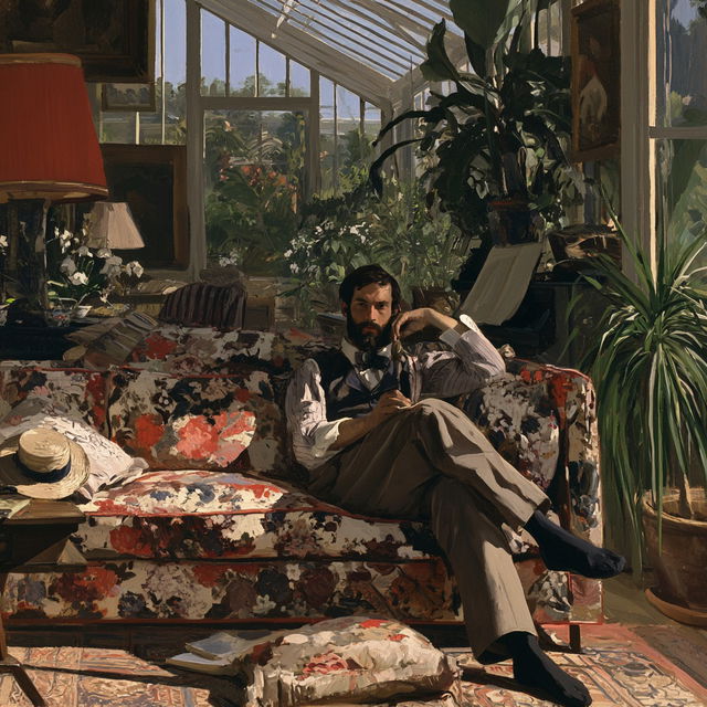 Frederic Bazille style, Midjourney V8.2, render 3 of 4
