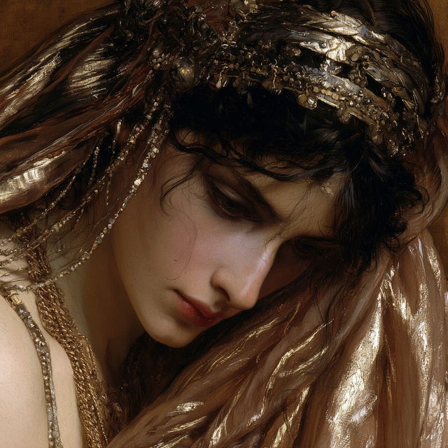 Frederic Leighton style, Midjourney V8.2, render 4 of 4