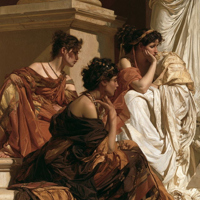 Frederic Leighton style, Midjourney V8.2, render 3 of 4