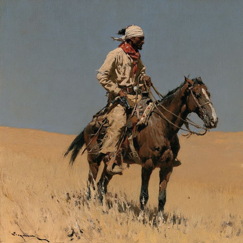 Frederic Remington style (Painters), Midjourney V8.2