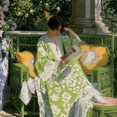 Frederick Carl Frieseke style (Painters), Midjourney V8.2