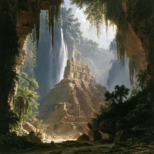 Frederick Catherwood style, Midjourney V8.2, render 2 of 4