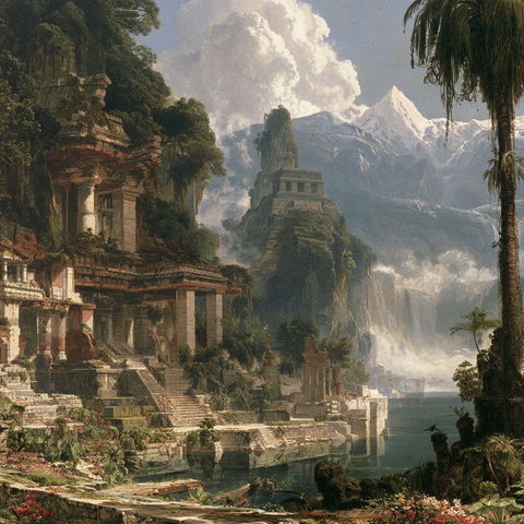 Frederick Catherwood style (Painters), Midjourney V8.2