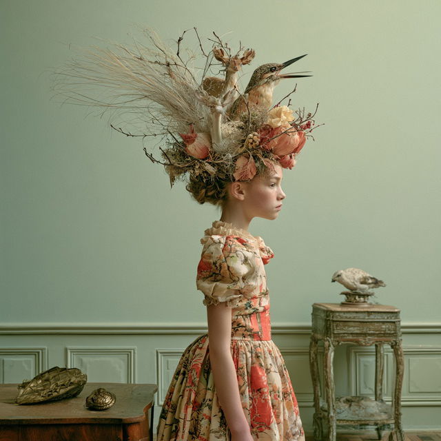 Frieke Janssens style, Midjourney V8.2, render 1 of 4