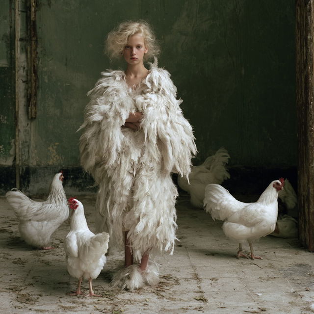 Frieke Janssens style, Midjourney V8.2, render 3 of 4