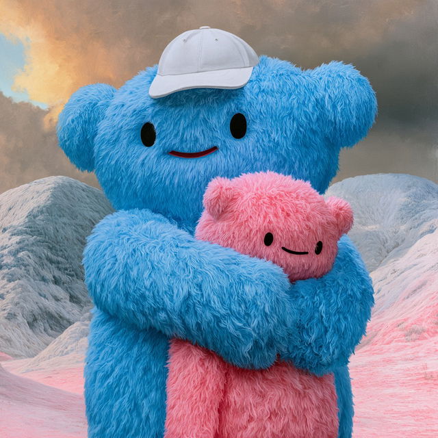 FriendsWithYou style, Midjourney V8.2, render 2 of 4