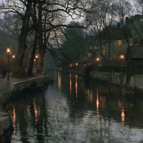 Frits Thaulow style (Painters), Midjourney V8.2