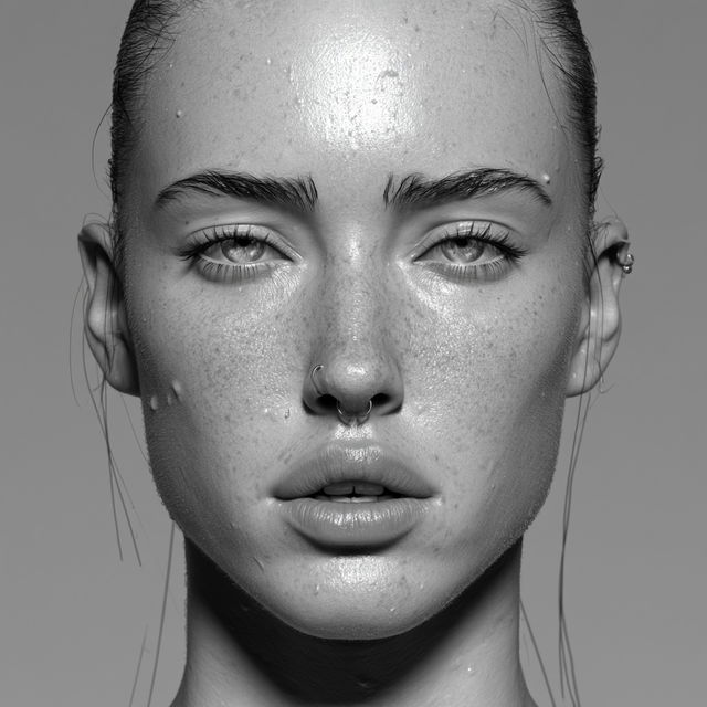 Frontal view style, Midjourney V8.2, render 4 of 4