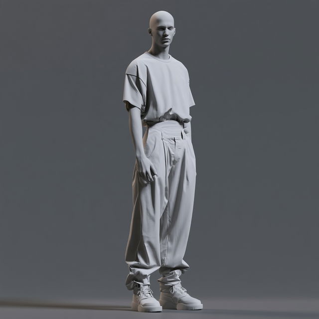 Full body-height view style, Midjourney V8.2, render 3 of 4