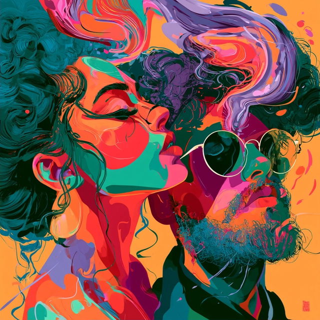 Funk art style, Midjourney V8.2, render 4 of 4