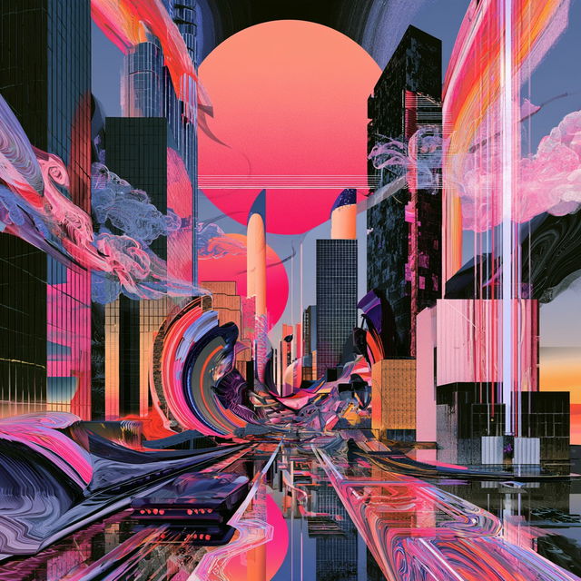 Futurism style, Midjourney V8.2, render 1 of 4